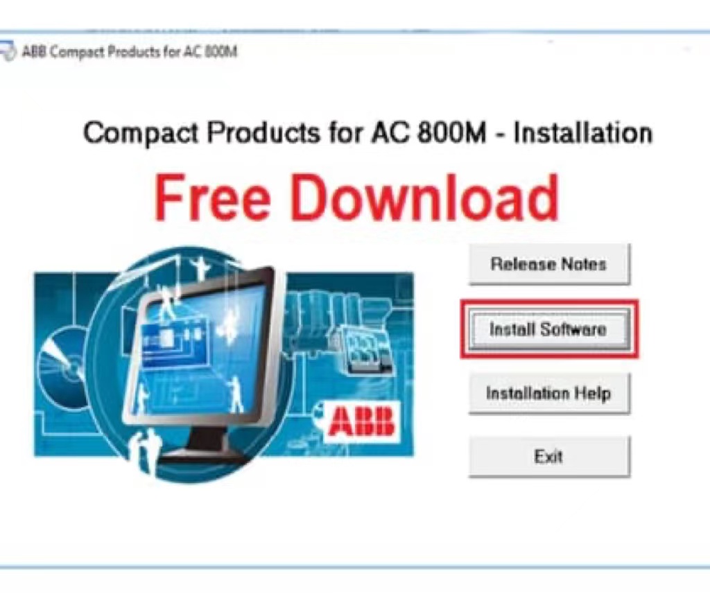 Instalación de control compacto ABB AC 800M