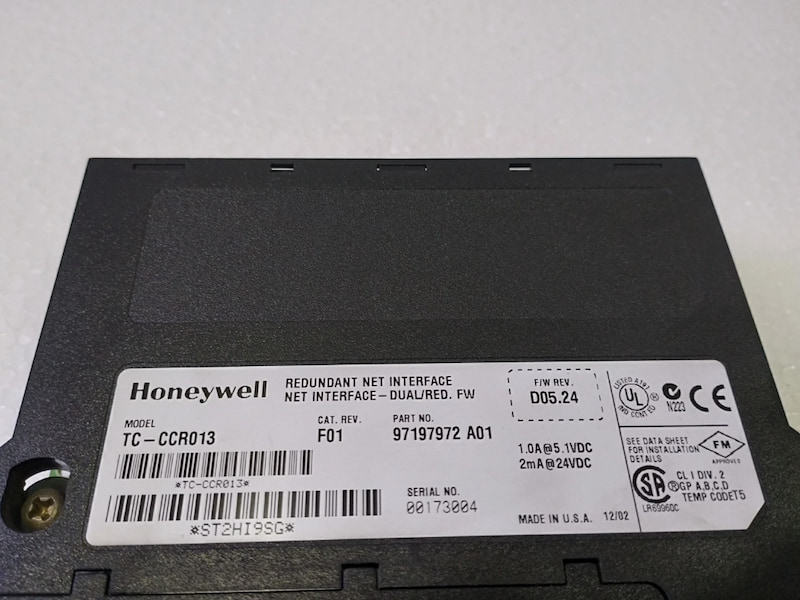 Honeywell TC-CCR013