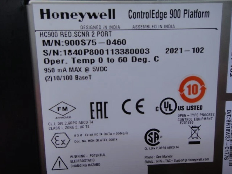 Honeywell 900S75-0460 Honeywell 900S75-0460