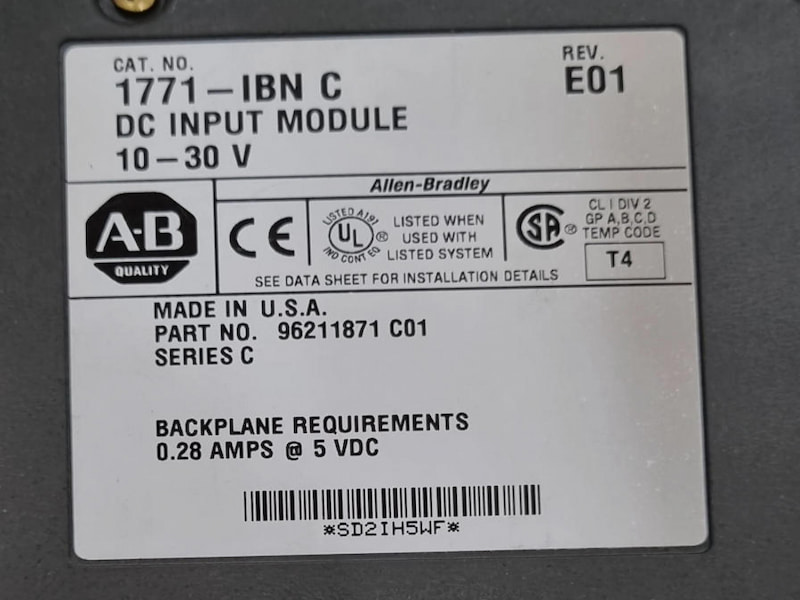 Allen-Bradley 1771-IBN