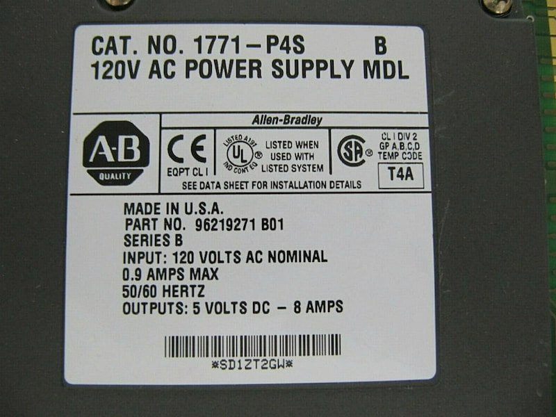 Allen-Bradley 1771-P4S Allen-Bradley 1771-P4S